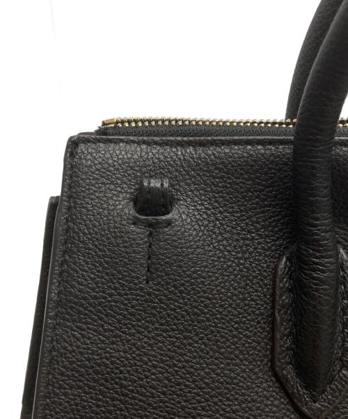 FURLA（フルラ）FURLA (フルラ) ピンサッチェル 2WAYバッグ ブラックの古着・服飾アイテム