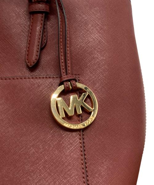 MICHAEL KORS（マイケル・コース）MICHAEL KORS (マイケル・コース) トートバッグ ボルドーの古着・服飾アイテム