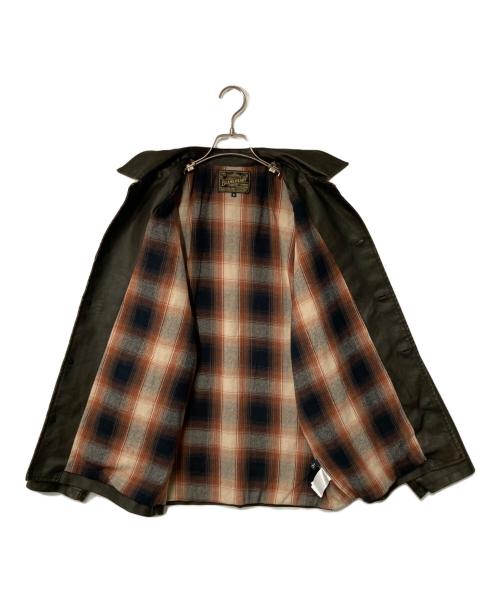 BEAMS HEART（ビームスハート）BEAMS HEART (ビームスハート) フェイクレザー カーコート ブラウン サイズ:Mの古着・服飾アイテム