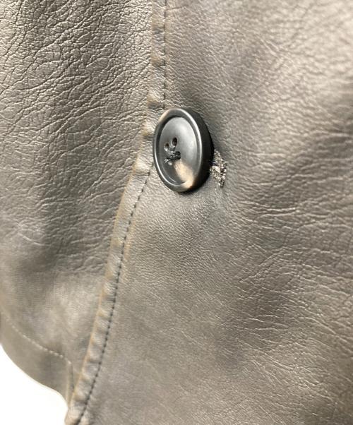 BEAMS HEART（ビームスハート）BEAMS HEART (ビームスハート) フェイクレザー カーコート ブラウン サイズ:Mの古着・服飾アイテム