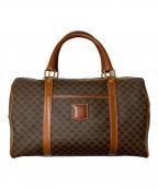 CELINEセリーヌ）の古着「マカダム柄 ミニボストンバッグ」｜ブラウン