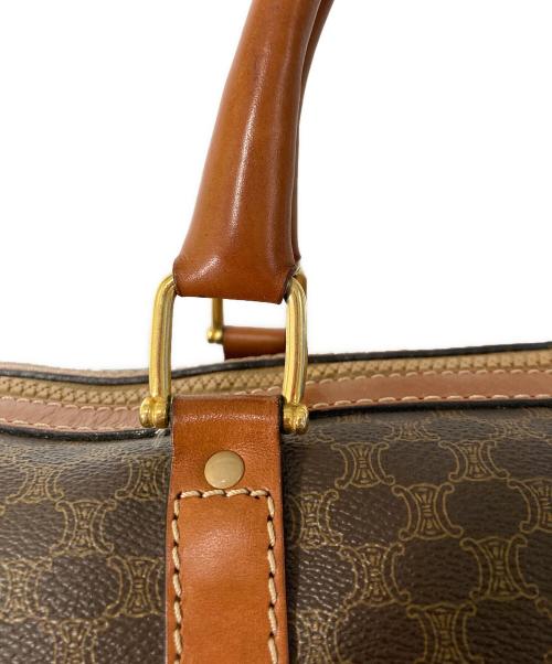 CELINE（セリーヌ）CELINE (セリーヌ) マカダム柄 ミニボストンバッグ ブラウンの古着・服飾アイテム