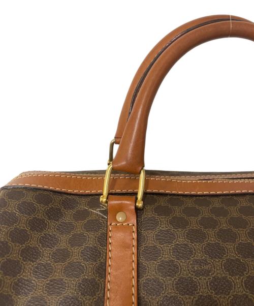 CELINE（セリーヌ）CELINE (セリーヌ) マカダム柄 ミニボストンバッグ ブラウンの古着・服飾アイテム