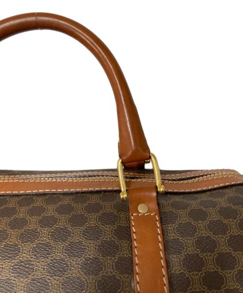 CELINE（セリーヌ）CELINE (セリーヌ) マカダム柄 ミニボストンバッグ ブラウンの古着・服飾アイテム