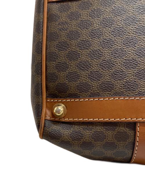 CELINE（セリーヌ）CELINE (セリーヌ) マカダム柄 ミニボストンバッグ ブラウンの古着・服飾アイテム