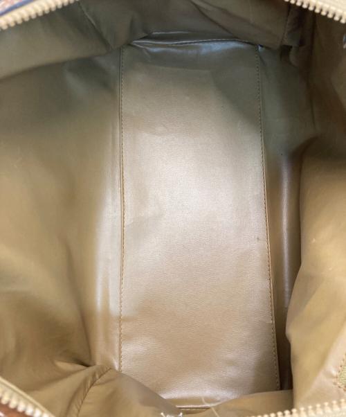 CELINE（セリーヌ）CELINE (セリーヌ) マカダム柄 ミニボストンバッグ ブラウンの古着・服飾アイテム