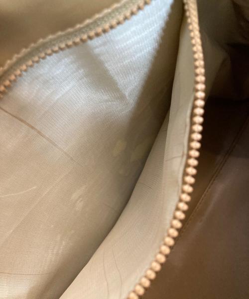 CELINE（セリーヌ）CELINE (セリーヌ) マカダム柄 ミニボストンバッグ ブラウンの古着・服飾アイテム