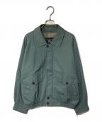 Burberry'sバーバリー）の古着「ホース刺繍ブルゾン」｜ブルー