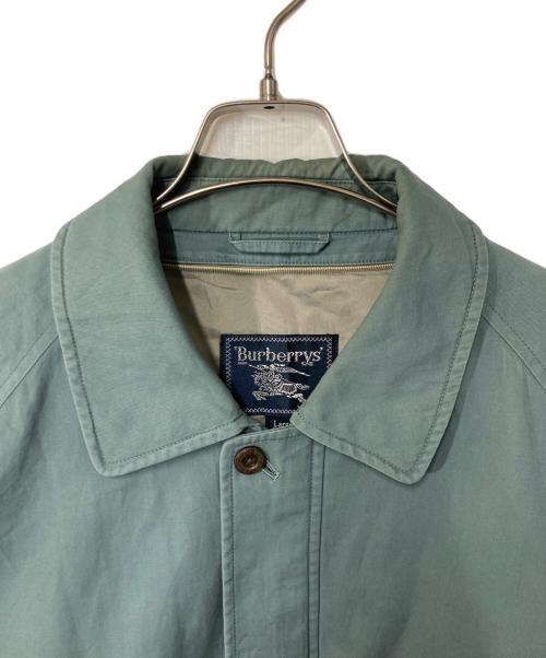 Burberry's（バーバリー）Burberry's (バーバリー) ホース刺繍ブルゾン ブルー サイズ:Lの古着・服飾アイテム