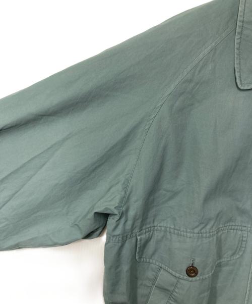 Burberry's（バーバリー）Burberry's (バーバリー) ホース刺繍ブルゾン ブルー サイズ:Lの古着・服飾アイテム