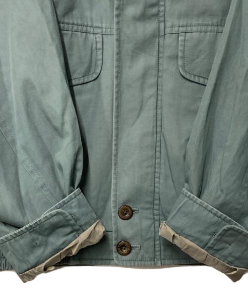 Burberry's（バーバリー）Burberry's (バーバリー) ホース刺繍ブルゾン ブルー サイズ:Lの古着・服飾アイテム