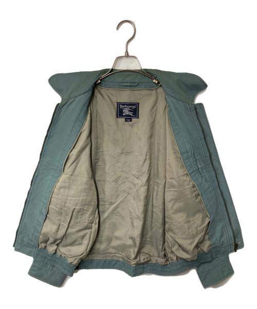 Burberry's（バーバリー）Burberry's (バーバリー) ホース刺繍ブルゾン ブルー サイズ:Lの古着・服飾アイテム