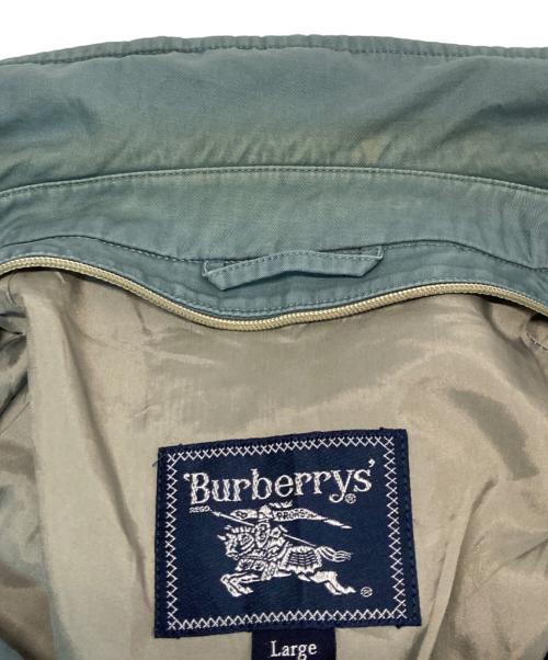 Burberry's（バーバリー）Burberry's (バーバリー) ホース刺繍ブルゾン ブルー サイズ:Lの古着・服飾アイテム