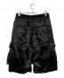 A.F ARTEFACT (エーエフ アーティファクト) カーゴサルエルハーフパンツ ブラック サイズ:3：9000円