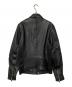 DIESEL (ディーゼル) ラムレザー シングルライダースジャケット ブラック サイズ:M：18000円