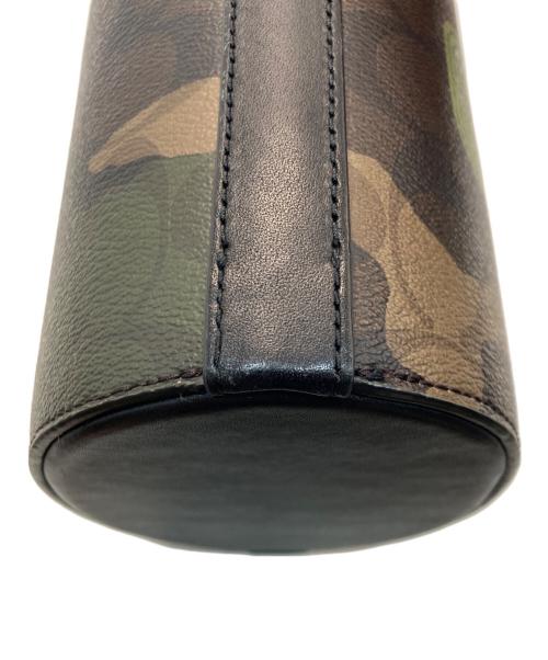 COACH（コーチ）COACH (コーチ) シグネチャー バーレル クロスボディ ショルダーバッグ ブラック×オリーブの古着・服飾アイテム