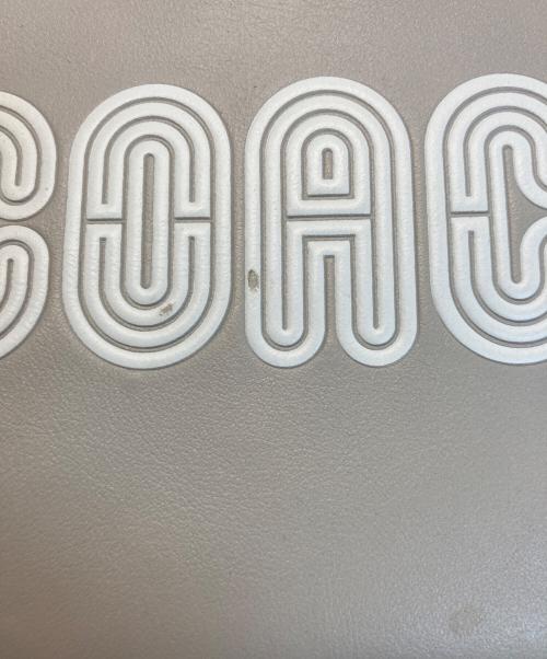 COACH（コーチ）COACH (コーチ) トラック バックパック カラーブロック シグネチャー キャンバス ベージュ×オレンジの古着・服飾アイテム