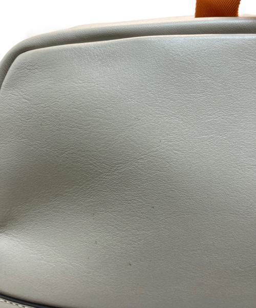 COACH（コーチ）COACH (コーチ) トラック バックパック カラーブロック シグネチャー キャンバス ベージュ×オレンジの古着・服飾アイテム