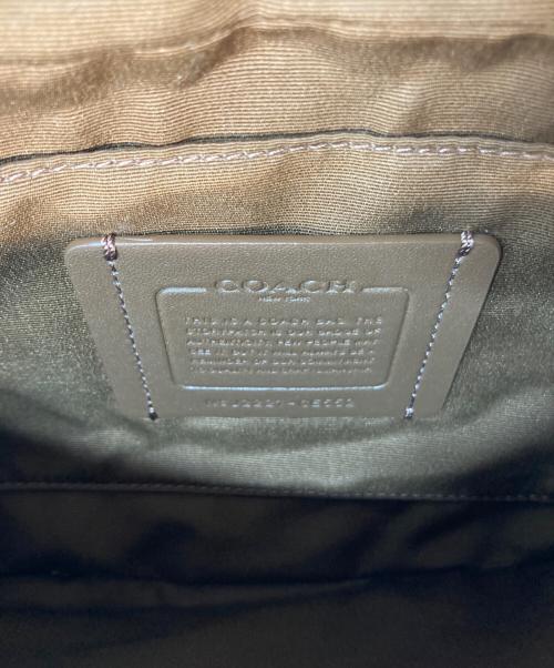 COACH（コーチ）COACH (コーチ) トラック ベルト バッグ ブラウン×アイボリーの古着・服飾アイテム