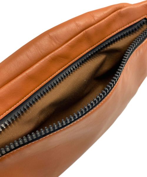 COACH（コーチ）COACH (コーチ) トラック ベルト バッグ ブラウン×アイボリーの古着・服飾アイテム