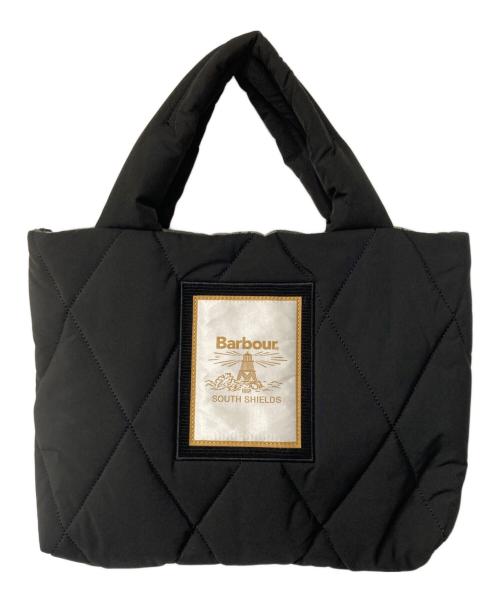 Barbour（バブアー）Barbour (バブアー) Mariah ミニ キルティング トートバッグ ブラックの古着・服飾アイテム