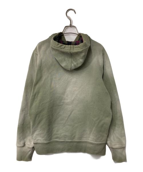 SUPREME（シュプリーム）SUPREME (シュプリーム) Bleached Zip Up Sweatshirt グリーン サイズ:Ｓの古着・服飾アイテム