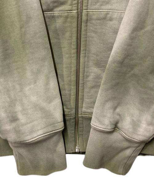 SUPREME（シュプリーム）SUPREME (シュプリーム) Bleached Zip Up Sweatshirt グリーン サイズ:Ｓの古着・服飾アイテム