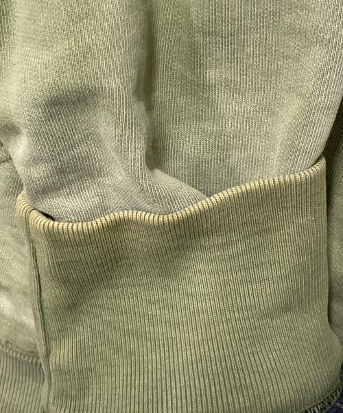 SUPREME（シュプリーム）SUPREME (シュプリーム) Bleached Zip Up Sweatshirt グリーン サイズ:Ｓの古着・服飾アイテム