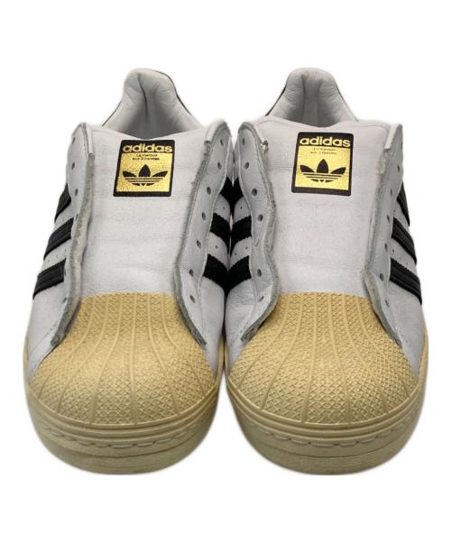 adidas（アディダス）adidas (アディダス) SUPER STAR LACELESS ホワイト×ブラック サイズ:US9.5/UK9/FR43 1/3 /JP275/CHN265の古着・服飾アイテム