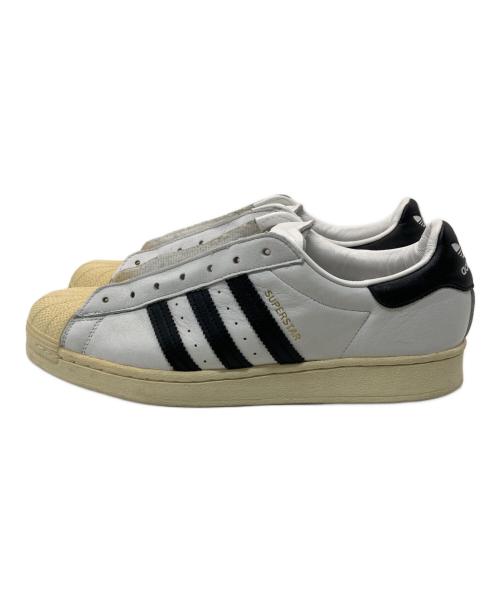 adidas（アディダス）adidas (アディダス) SUPER STAR LACELESS ホワイト×ブラック サイズ:US9.5/UK9/FR43 1/3 /JP275/CHN265の古着・服飾アイテム