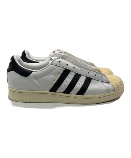 adidas（アディダス）adidas (アディダス) SUPER STAR LACELESS ホワイト×ブラック サイズ:US9.5/UK9/FR43 1/3 /JP275/CHN265の古着・服飾アイテム