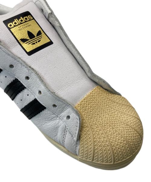 adidas（アディダス）adidas (アディダス) SUPER STAR LACELESS ホワイト×ブラック サイズ:US9.5/UK9/FR43 1/3 /JP275/CHN265の古着・服飾アイテム