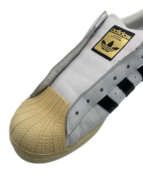 adidas（アディダス）adidas (アディダス) SUPER STAR LACELESS ホワイト×ブラック サイズ:US9.5/UK9/FR43 1/3 /JP275/CHN265の古着・服飾アイテム