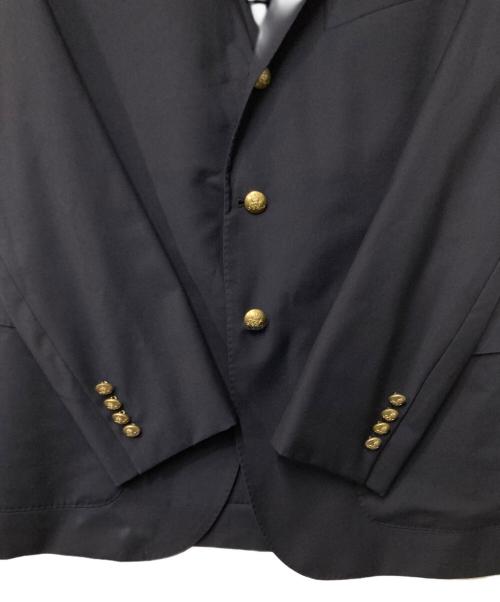 POLO RALPH LAUREN（ポロ・ラルフローレン）POLO RALPH LAUREN (ポロ・ラルフローレン) 段返り 3B 金釦ブレザー ネイビー サイズ:46の古着・服飾アイテム