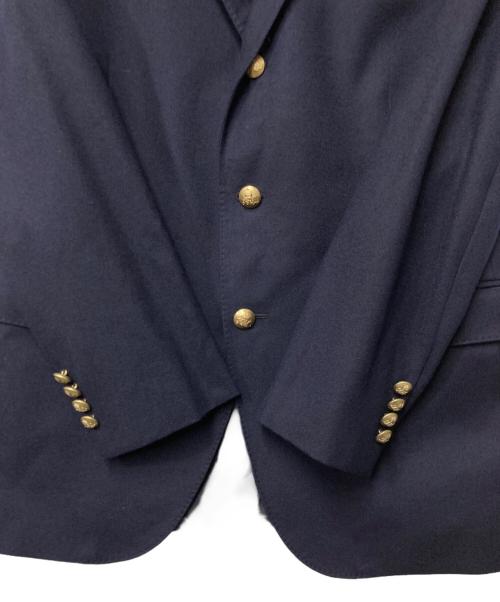 POLO RALPH LAUREN（ポロ・ラルフローレン）POLO RALPH LAUREN (ポロ・ラルフローレン) 段返り3B 金釦ウールブレザー ネイビー サイズ:37S-A5(下記採寸参照)の古着・服飾アイテム