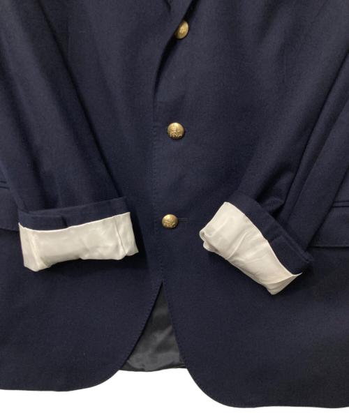 POLO RALPH LAUREN（ポロ・ラルフローレン）POLO RALPH LAUREN (ポロ・ラルフローレン) 段返り3B 金釦ウールブレザー ネイビー サイズ:37S-A5(下記採寸参照)の古着・服飾アイテム