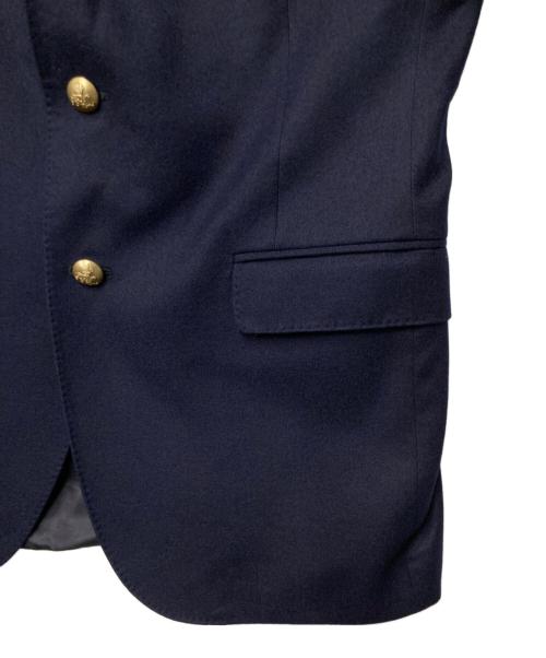 POLO RALPH LAUREN（ポロ・ラルフローレン）POLO RALPH LAUREN (ポロ・ラルフローレン) 段返り3B 金釦ウールブレザー ネイビー サイズ:37S-A5(下記採寸参照)の古着・服飾アイテム