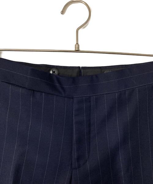 POLO RALPH LAUREN（ポロ・ラルフローレン）POLO RALPH LAUREN (ポロ・ラルフローレン) ウールストライプセットアップ ネイビー サイズ:36Sの古着・服飾アイテム