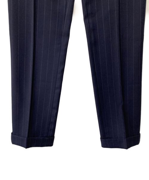 POLO RALPH LAUREN（ポロ・ラルフローレン）POLO RALPH LAUREN (ポロ・ラルフローレン) ウールストライプセットアップ ネイビー サイズ:36Sの古着・服飾アイテム
