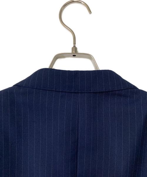 POLO RALPH LAUREN（ポロ・ラルフローレン）POLO RALPH LAUREN (ポロ・ラルフローレン) ストライプウールセットアップ ネイビー サイズ:36Sの古着・服飾アイテム