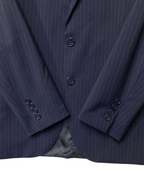 POLO RALPH LAUREN（ポロ・ラルフローレン）POLO RALPH LAUREN (ポロ・ラルフローレン) ストライプウールセットアップ ネイビー サイズ:36Sの古着・服飾アイテム