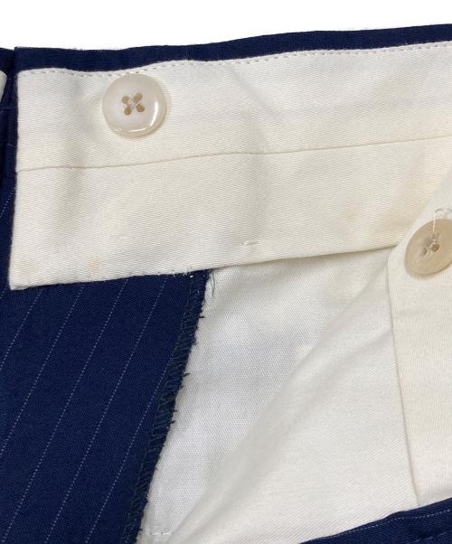 POLO RALPH LAUREN（ポロ・ラルフローレン）POLO RALPH LAUREN (ポロ・ラルフローレン) ストライプウールセットアップ ネイビー サイズ:36Sの古着・服飾アイテム