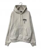 stussyステューシー）の古着「プルオーバーパーカー」｜アイボリー