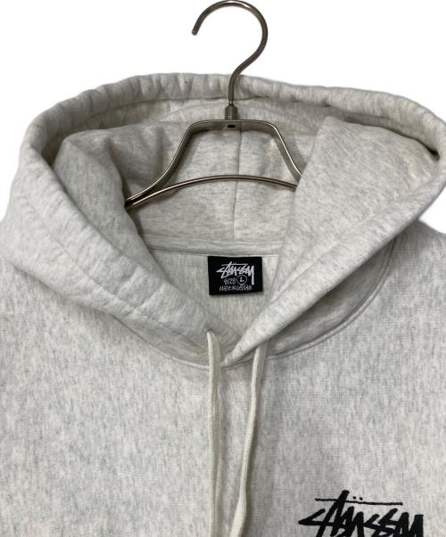 stussy（ステューシー）stussy (ステューシー) プルオーバーパーカー アイボリー サイズ:Lの古着・服飾アイテム