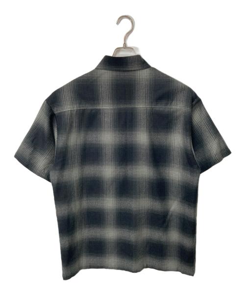 CalTop（キャルトップ）CalTop (キャルトップ) オンブレチェックシャツ ブラック×グレー サイズ:Ｍの古着・服飾アイテム