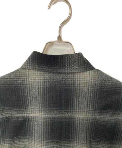 CalTop（キャルトップ）CalTop (キャルトップ) オンブレチェックシャツ ブラック×グレー サイズ:Ｍの古着・服飾アイテム