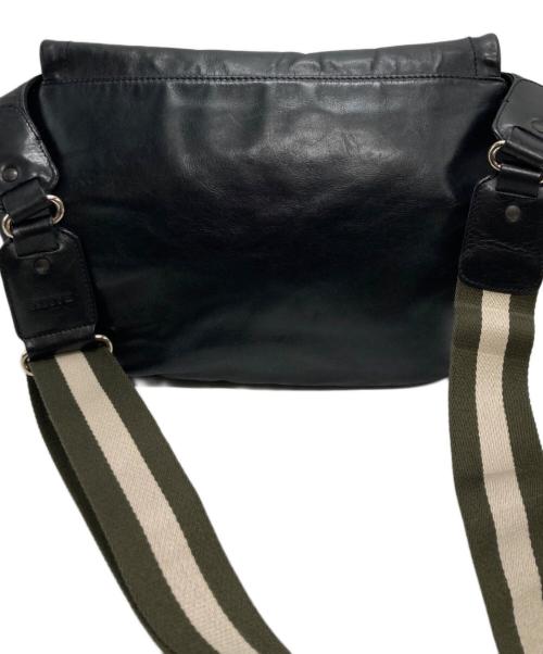 BALLY（バリー）BALLY (バリー) メッセンジャーバッグ ブラックの古着・服飾アイテム