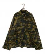 BALENCIAGAバレンシアガ）の古着「Camouflage Print Army Jacket」｜カーキ