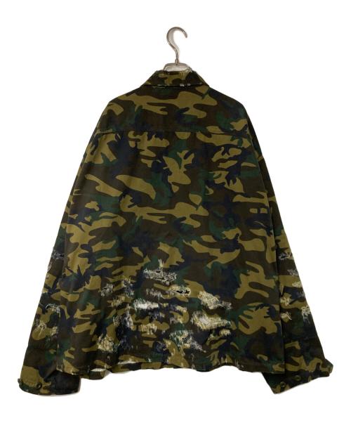 BALENCIAGA（バレンシアガ）BALENCIAGA (バレンシアガ) Camouflage Print Army Jacket カーキ サイズ:XXSの古着・服飾アイテム