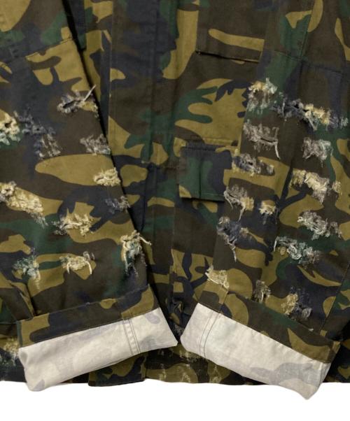 BALENCIAGA（バレンシアガ）BALENCIAGA (バレンシアガ) Camouflage Print Army Jacket カーキ サイズ:XXSの古着・服飾アイテム
